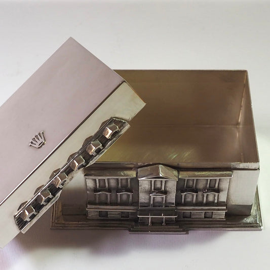 Sterling Silver Box Depicting Paris Rolex Headquarters | Limited Edition Collectible