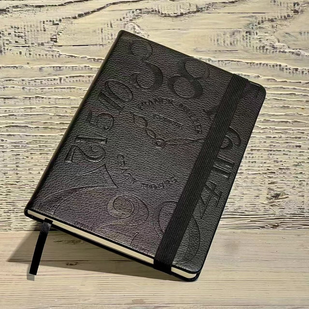 Franck Muller Crazyhour Leather Notebook For Stylish Journaling | Elegant Writing Journal