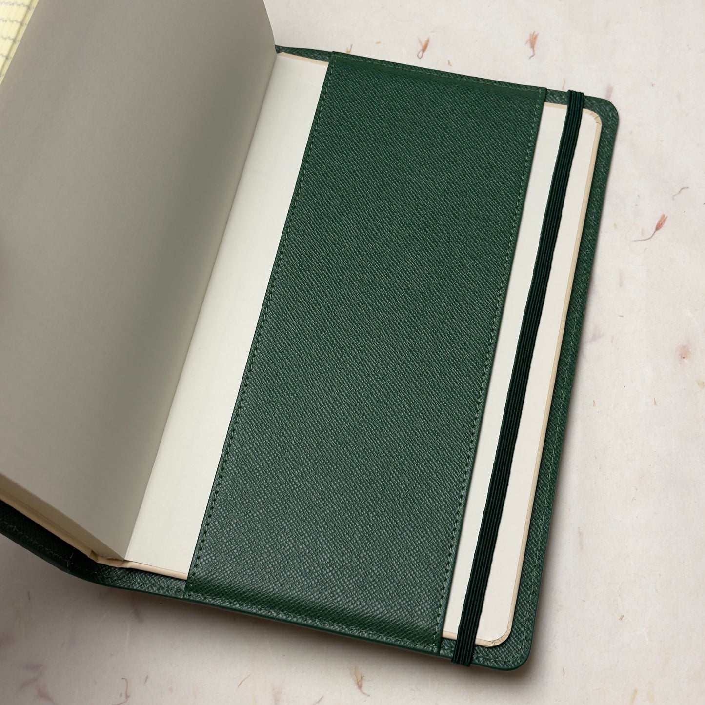 Rolex Emerald Green Leather Notebook For Rolex | Luxecrafts