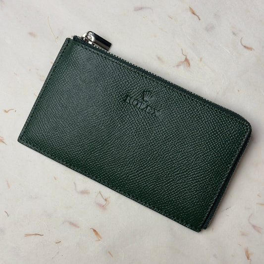 Rolex Verdant Leather Wallet For Collectors | Chrono Prestige