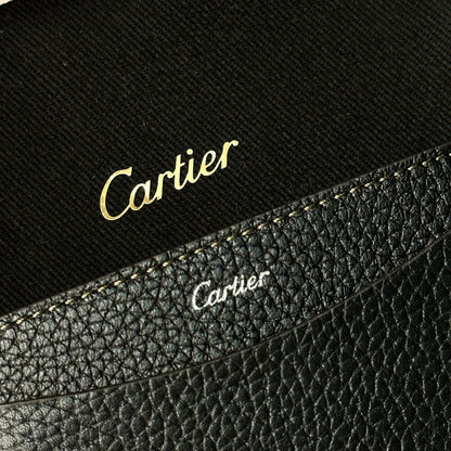 Cartier Black Leather Card Holder For Discerning Luxury Collectors | Cartier