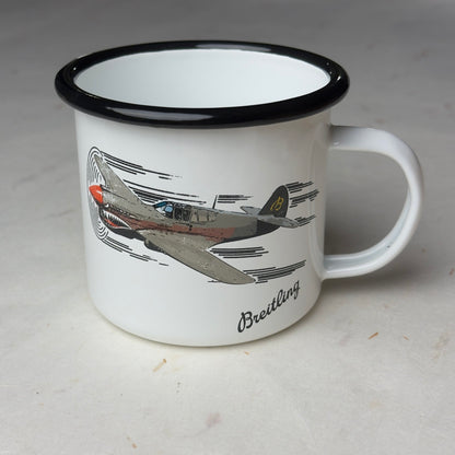 Breitling Enamel Navitimer Voyager Trio Enamel Mugs | Collector'S Exclusive Edition