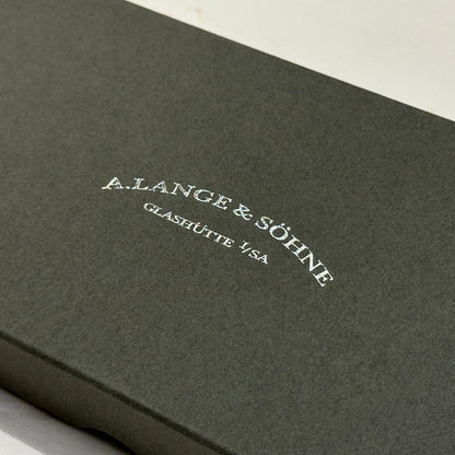 A. Lange & Söhne Leather Watch Case In Noir | Luxury Display Case