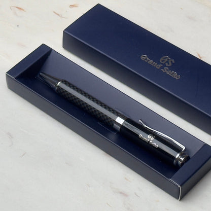 Grand Seiko Carbon Ballpoint Pen For Writing Excellence | Sleek Elegance