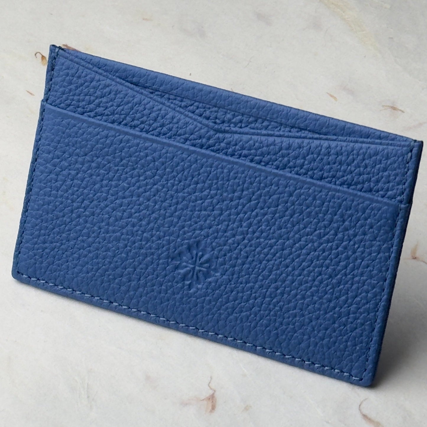 Aqua Blue Leather Card Holder For Stylish Organization | Patek Philippe