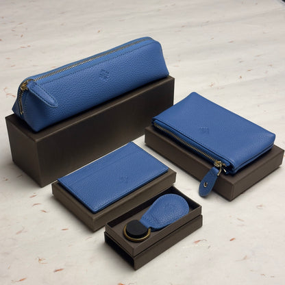 Patek Philippe Blue Leather Accessory Set For Watch Connoisseurs | Vip Gift Collection