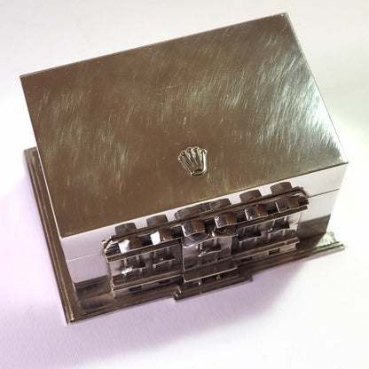 Sterling Silver Box Depicting Paris Rolex Headquarters | Limited Edition Collectible