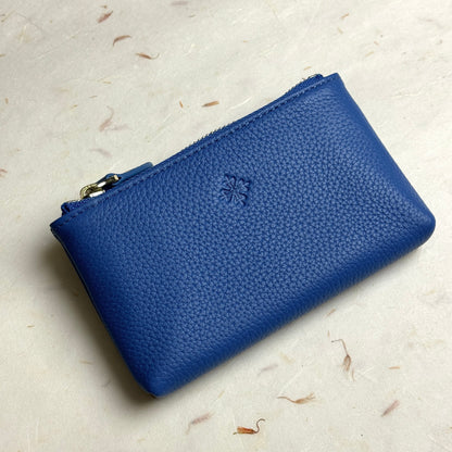 Patek Philippe Racing Blue Leather Zip Wallet For Calatrava Collection | Stylish Vip Accessory