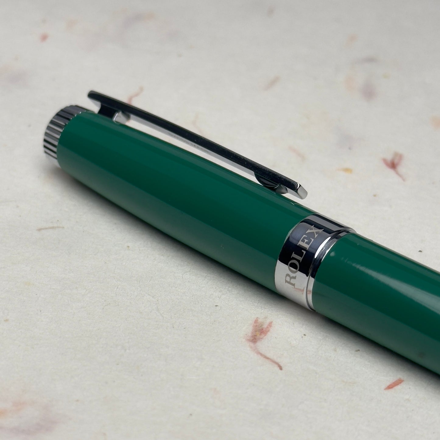 Rolex Green Rollerball Pen For Vips | Baselworld Exclusive Vip Gift