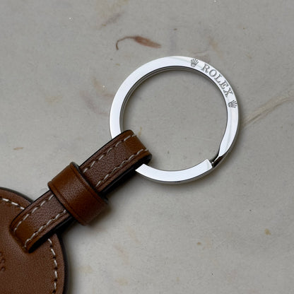 Rolex Brown Leather Keychain For Luxury Enthusiasts | Timeless Elegance And Craftsmanship