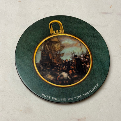 Patek Philippe Vintage Coaster - Art Collection For Elegant Table Settings