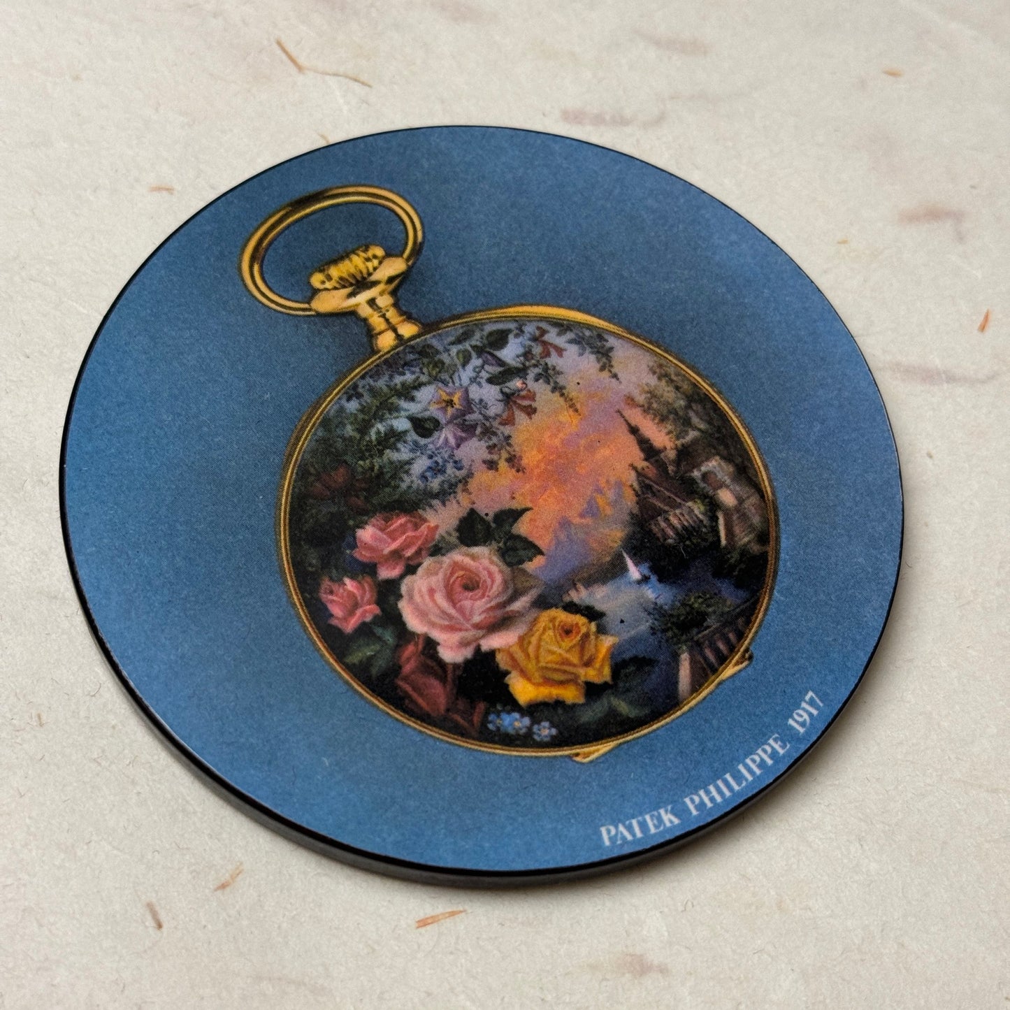 Patek Philippe Vintage Coaster - Art Collection For Elegant Table Settings