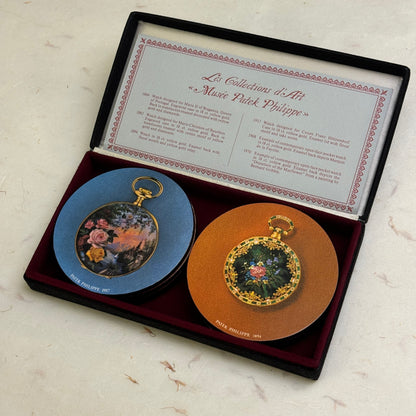 Patek Philippe Vintage Coaster - Art Collection For Elegant Table Settings