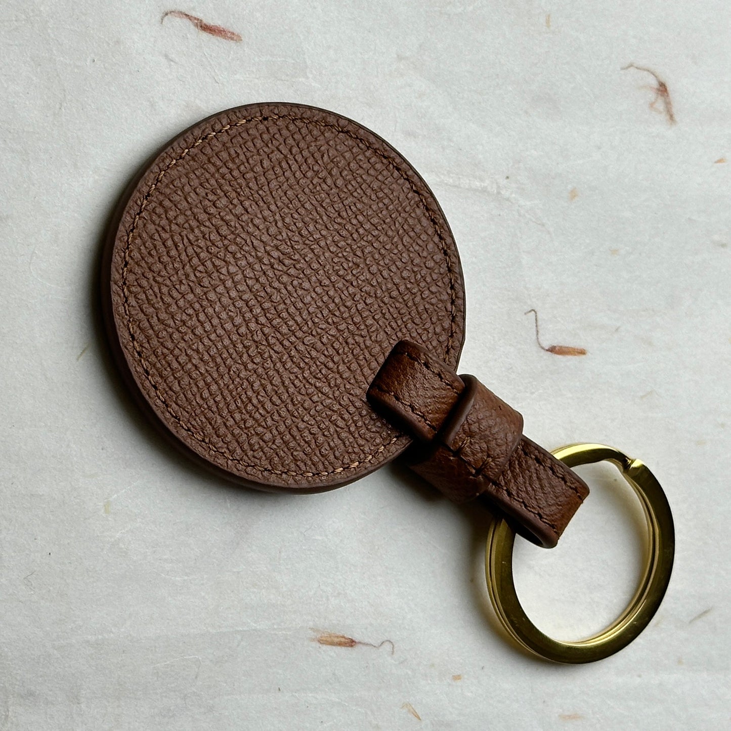 Rolex Brown Caviar Leather Keychain For Rolex | Luxetime Luxurious Accessory