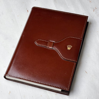 Rolex Masterstroke Leather Notebook For Luxury Timekeeping | Luxetime