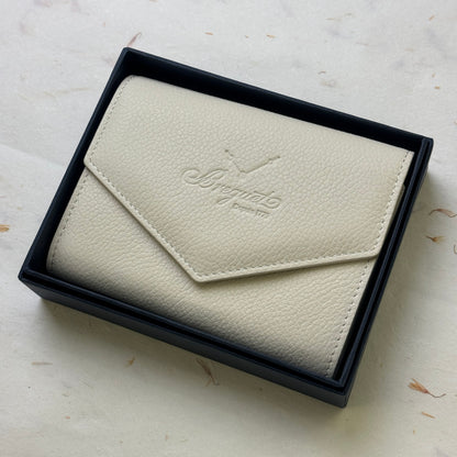 Breguet White Leather Wallet For Stylish Organization | Sleek Elegance