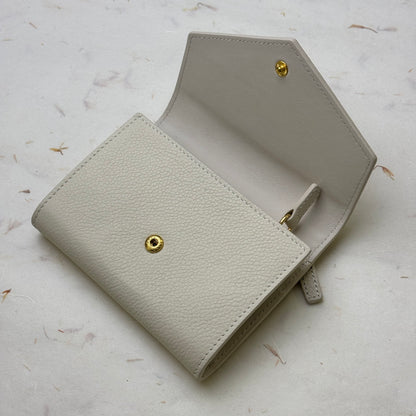 Breguet White Leather Wallet For Watch Enthusiasts | Elegant Accessory For Timepiece Aficionados