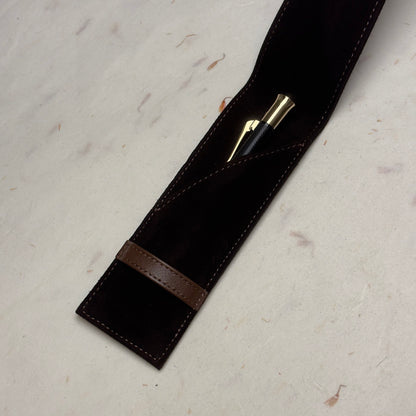 Patek Philippe Black Ballpoint Pen With Leather Pouch And Box | Luxury Writing Instrument