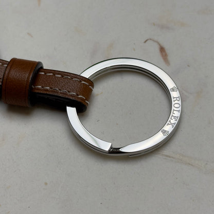 Rolex Brown Leather Keychain For Luxury Enthusiasts | Timeless Elegance And Craftsmanship