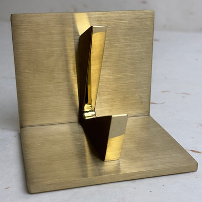 Vacheron Constantin Brass Bookends Set For Elegant Office Decor | Luxetime