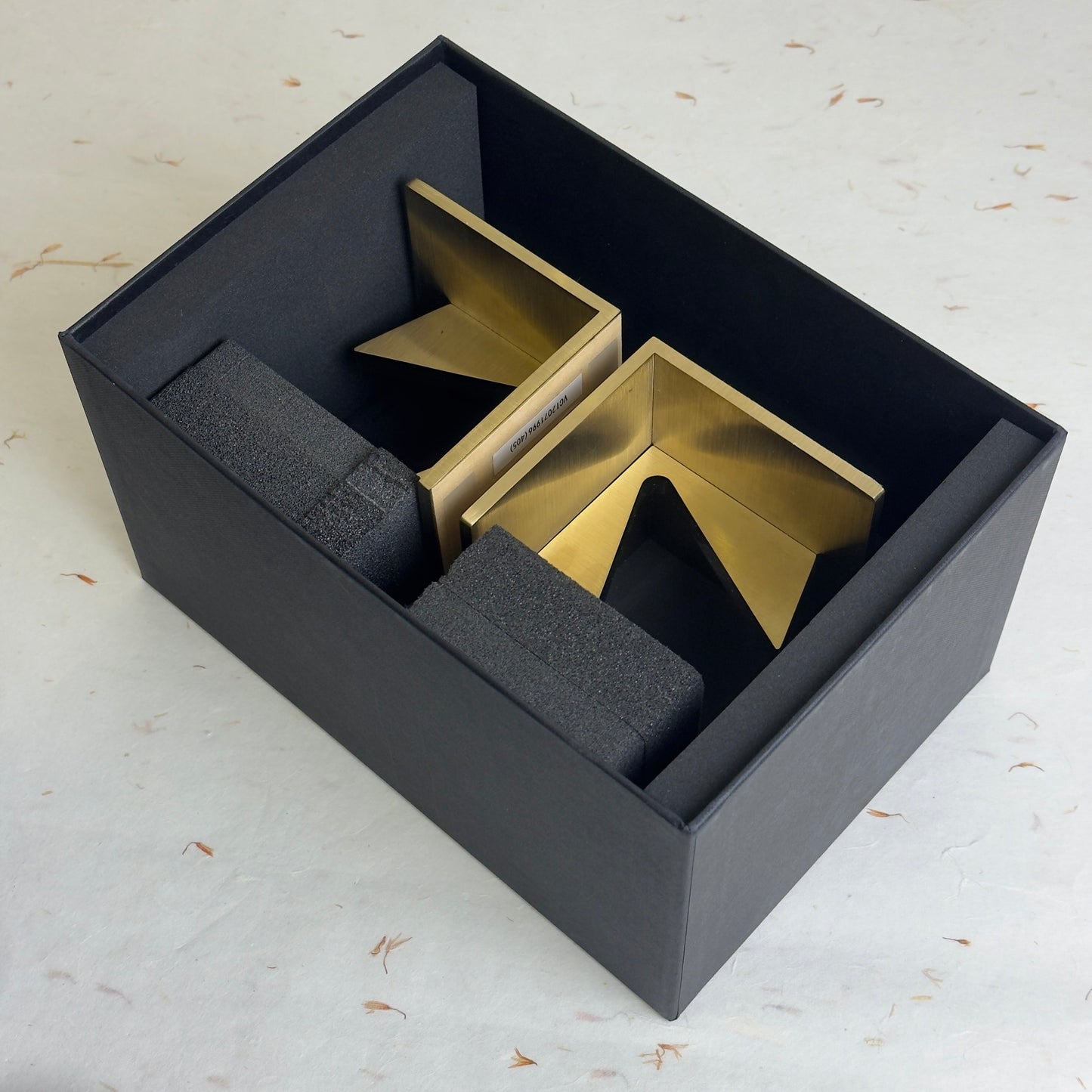 Vacheron Constantin Brass Bookends Set For Elegant Office Decor | Luxetime