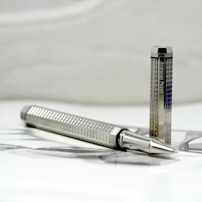 Audemars Piguet Silver Ballpoint Pen With Removable Cap | Royal Oak Luxury Writing Instrument