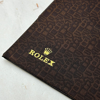 Rolex Burgundy Caviar Leather Notebook For Exquisite Writing Experience | Luxury Craftsmanship