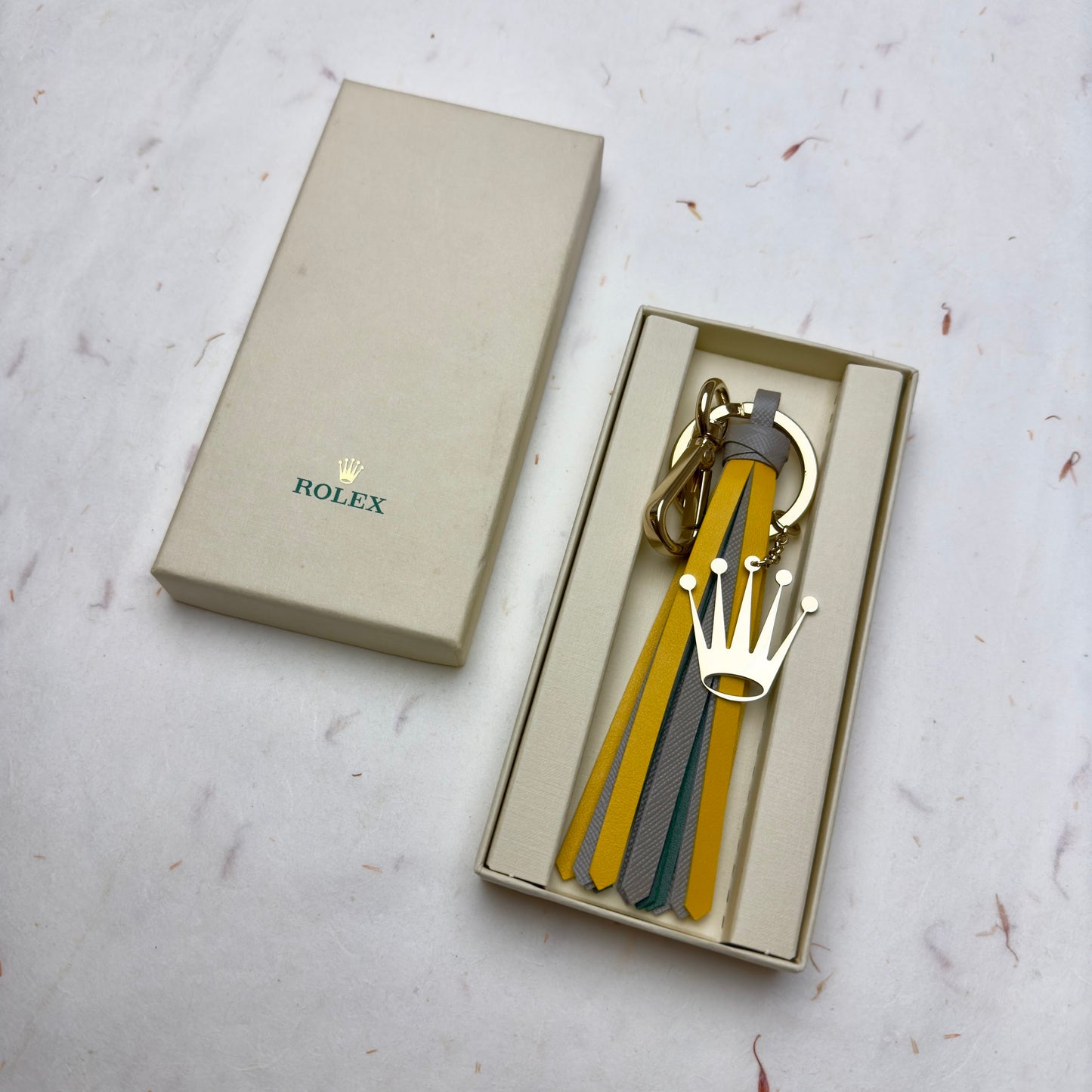 Rolex Crown Tassel Keychain For Luxury Enthusiasts | Stylish Accessory For Rolex Fans