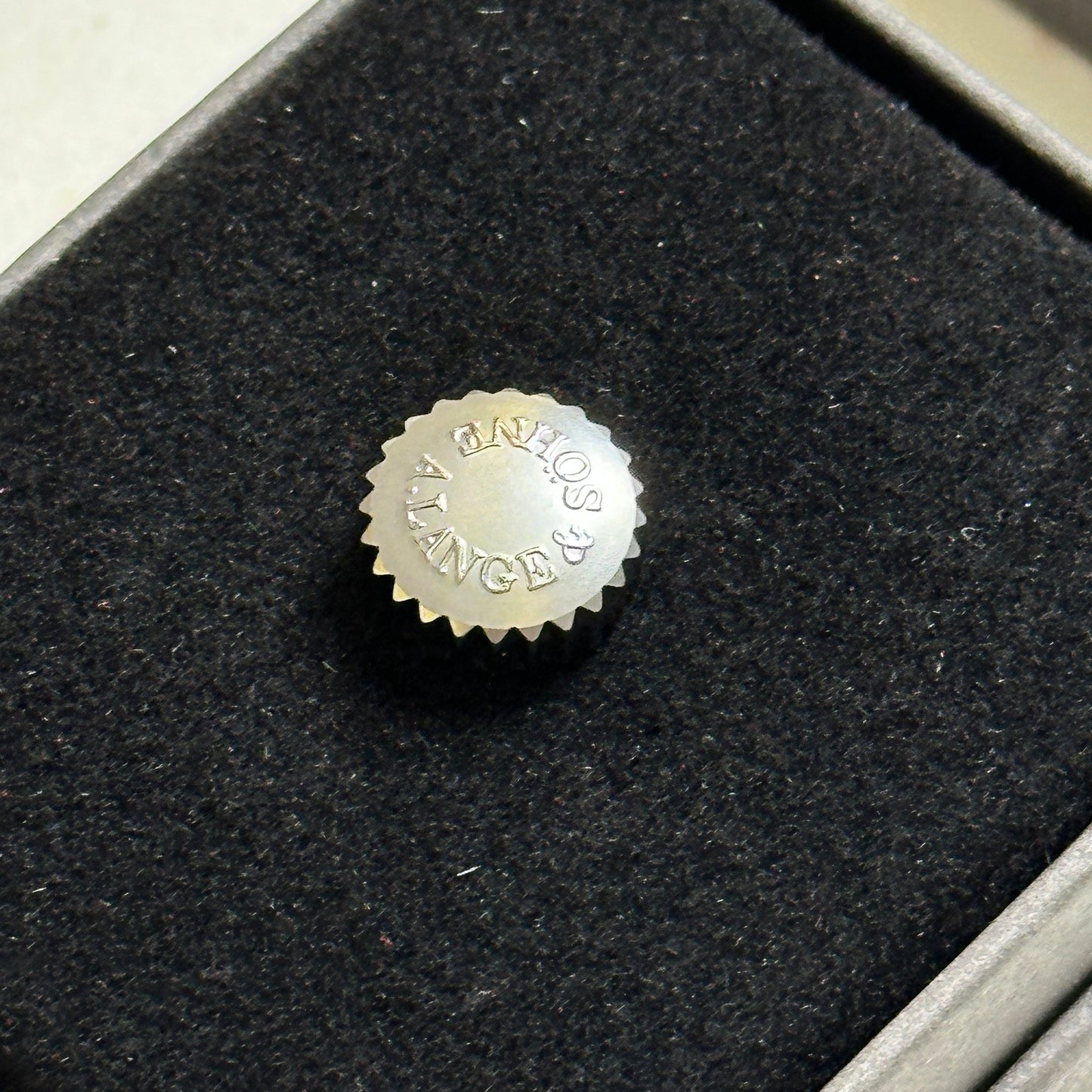 A. Lange & Söhne Silver Suit Pin For Formal Attire | Timeless Elegance