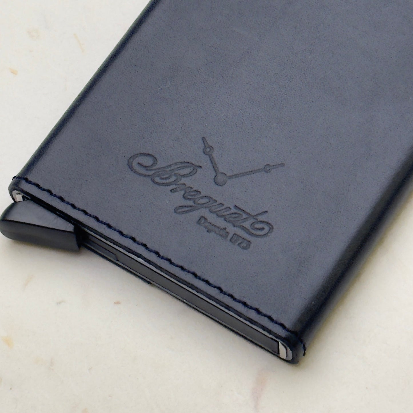 Breguet Élite Blue Leather Cardholder For Business And Credit Cards | Elegant Essential For Professionals