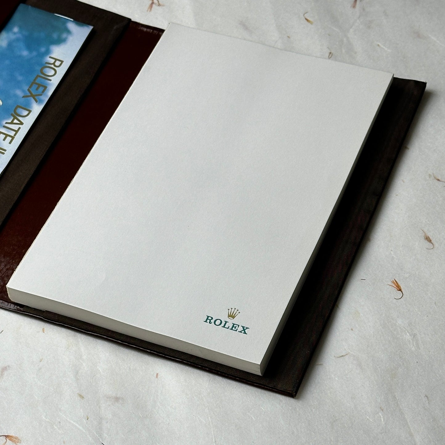 Rolex Masterstroke Leather Notebook For Luxury Timekeeping | Luxetime