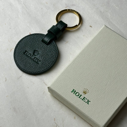 Rolex Green Caviar Leather Keychain For Rolex | Luxurious Elegance