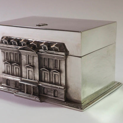 Sterling Silver Box Depicting Paris Rolex Headquarters | Limited Edition Collectible