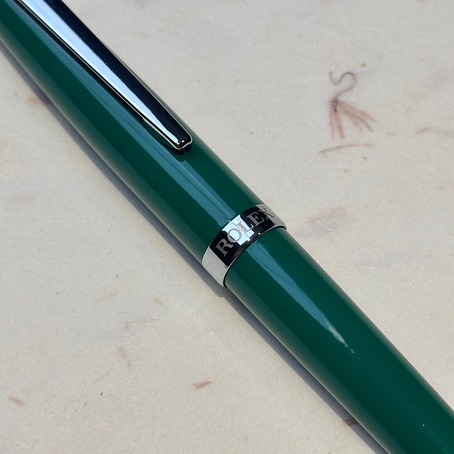 Rolex Emerald Twist Pen In Emerald Finish | Luxury Writing Instrument For Discerning Collectors