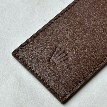 Rolex Brown Leather Bookmark For Luxury Reading | Elegant Addition To Your Collection