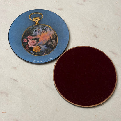 Patek Philippe Vintage Coaster - Art Collection For Elegant Table Settings