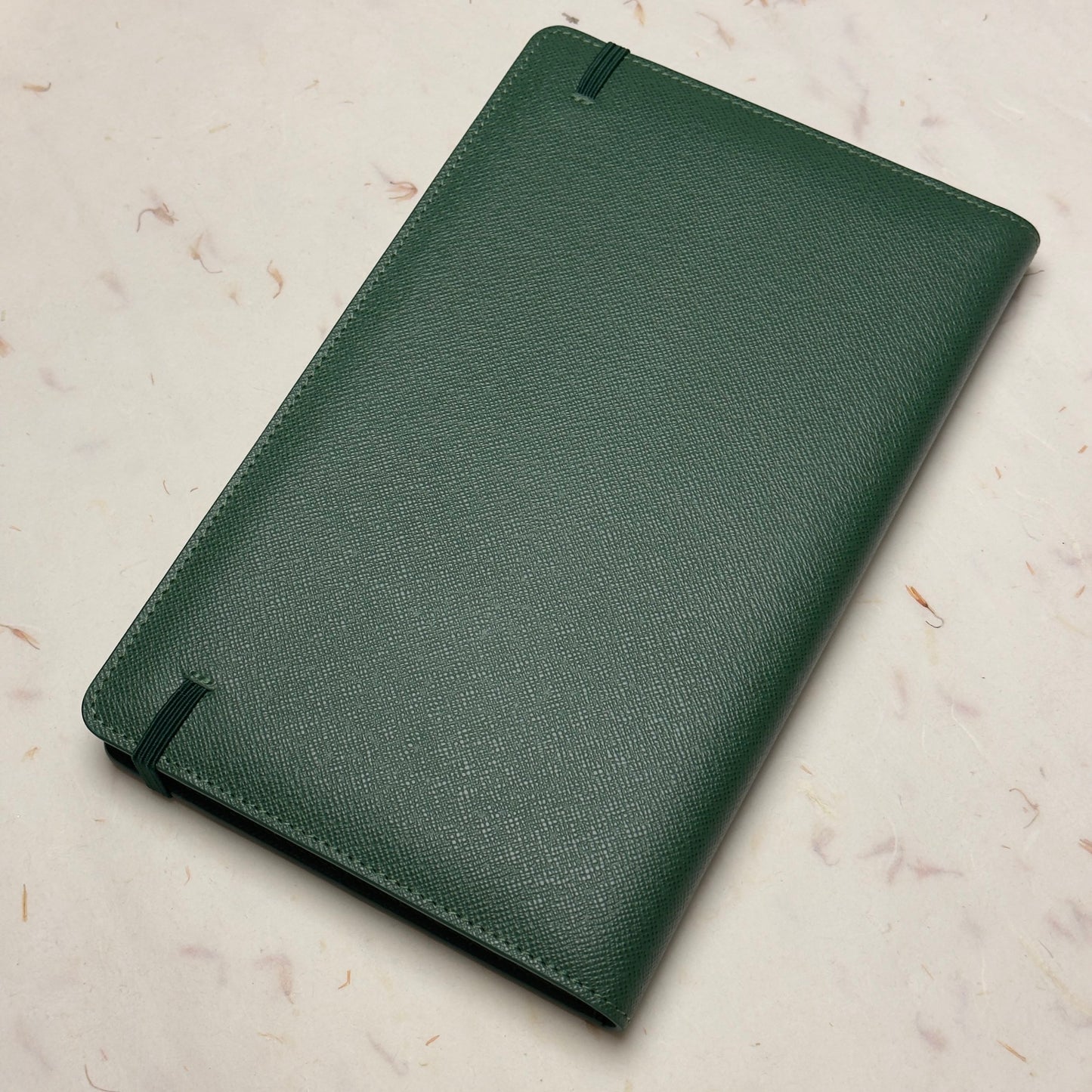 Rolex Emerald Green Leather Notebook For Rolex | Luxecrafts