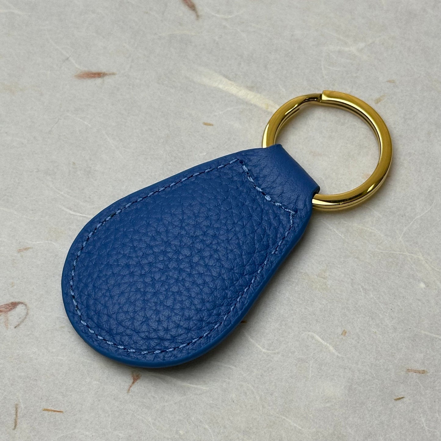 Patek Philippe Azure Blue Leather Keyring For Patek Philippe Watches | Handmade Vip Charm