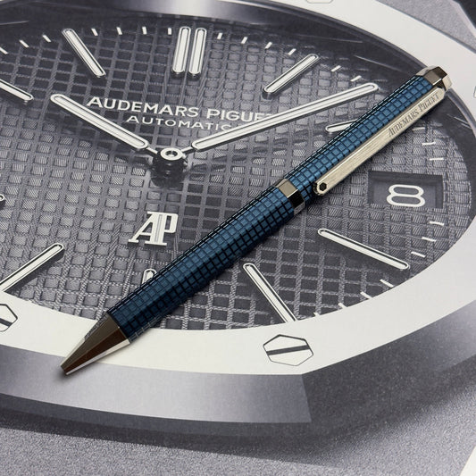 Audemars Piguet Royal Oak Navy Blue Ballpoint Pen For Writing | Luxury Design