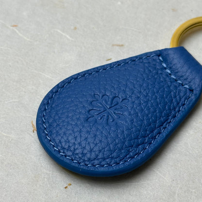 Patek Philippe Azure Blue Leather Keyring For Patek Philippe Watches | Handmade Vip Charm