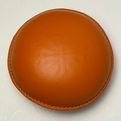 Patek Philippe Beige Suede & Orange Leather Drawstring Pouch | Luxury Storage