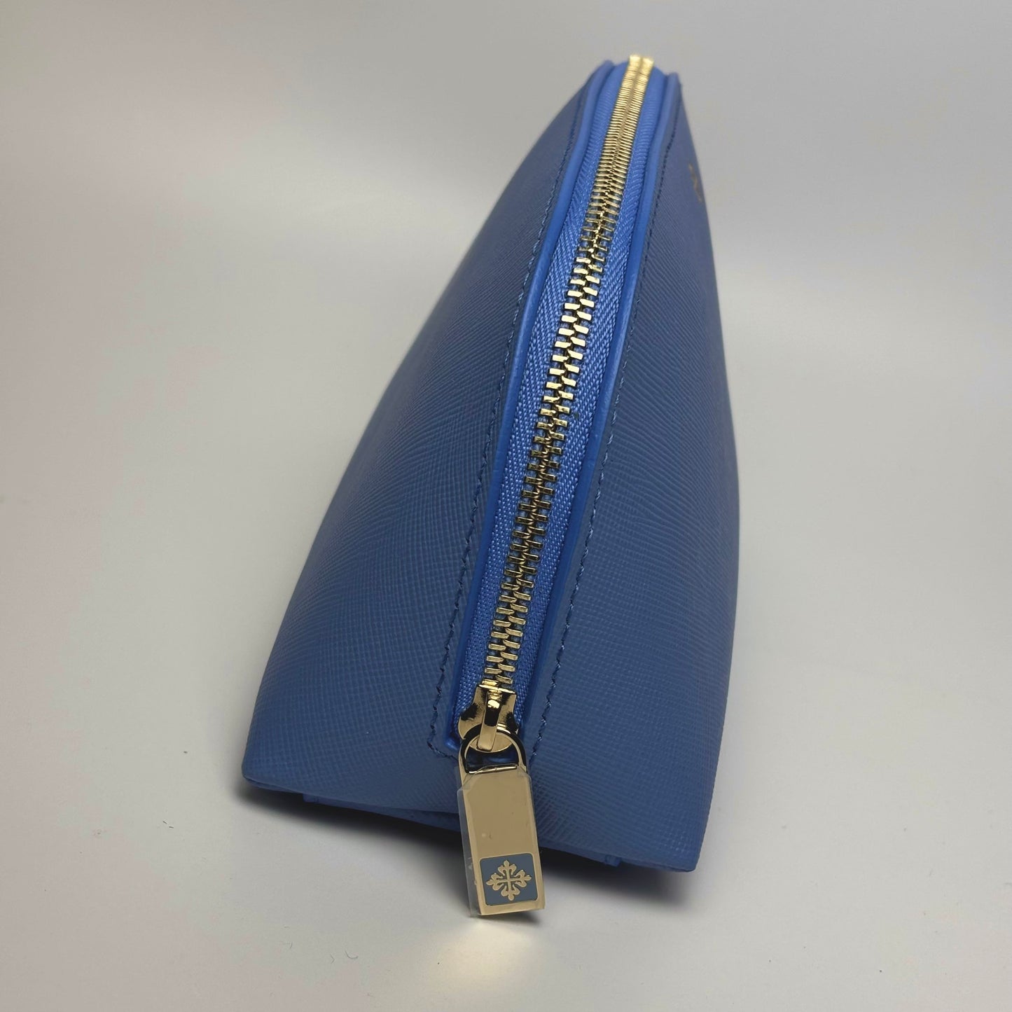 Patek Philippe Blue Saffiano Leather Travel Pouch - Made In Italy | Luxe Designer Accessory