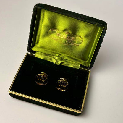 Vintage Rolex Gold Crown Cufflinks For Collectors | 1960S-1980S Edition