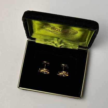 Vintage Rolex Gold Crown Cufflinks For Collectors | 1960S-1980S Edition