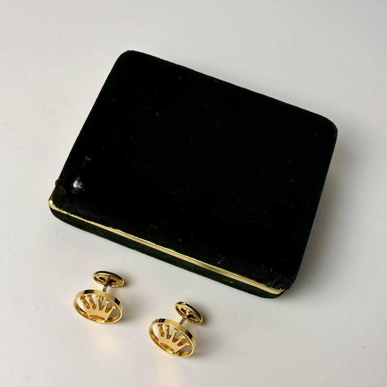 Vintage Rolex Gold Crown Cufflinks For Collectors | 1960S-1980S Edition