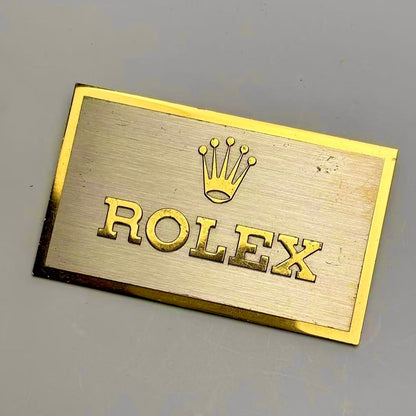 Rolex Gold-Framed Nameplate For Display | Official Retail Dealer - Swiss Made Luxury