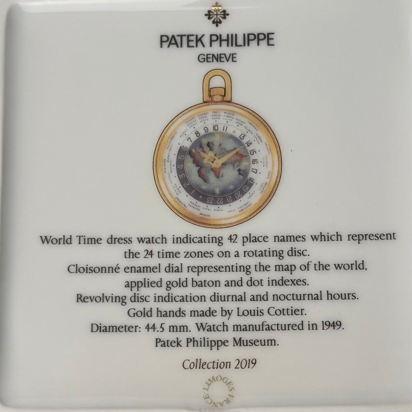 Patek Philippe Limoges Porcelain Tray For World Time Collectors | 2019 Edition