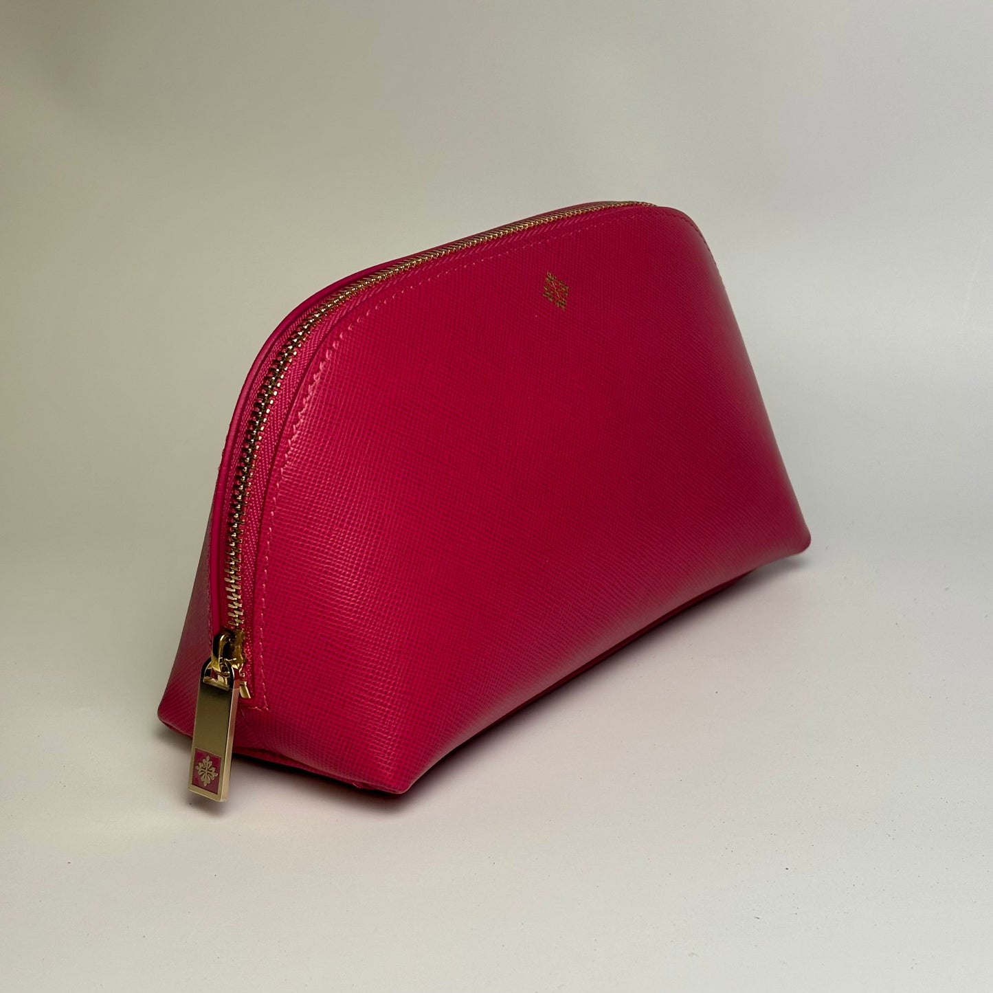 Patek Philippe Fuchsia Leather Toiletry Bag For Travel | Italian Luxury