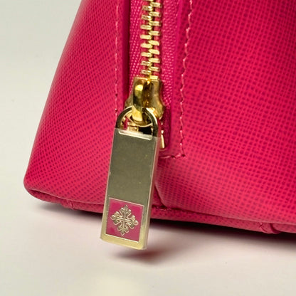 Patek Philippe Fuchsia Leather Toiletry Bag For Travel | Italian Luxury