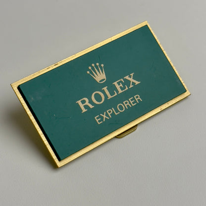 Rolex Explorer Display Plaque For Watch Enthusiasts | Luxe Tribute